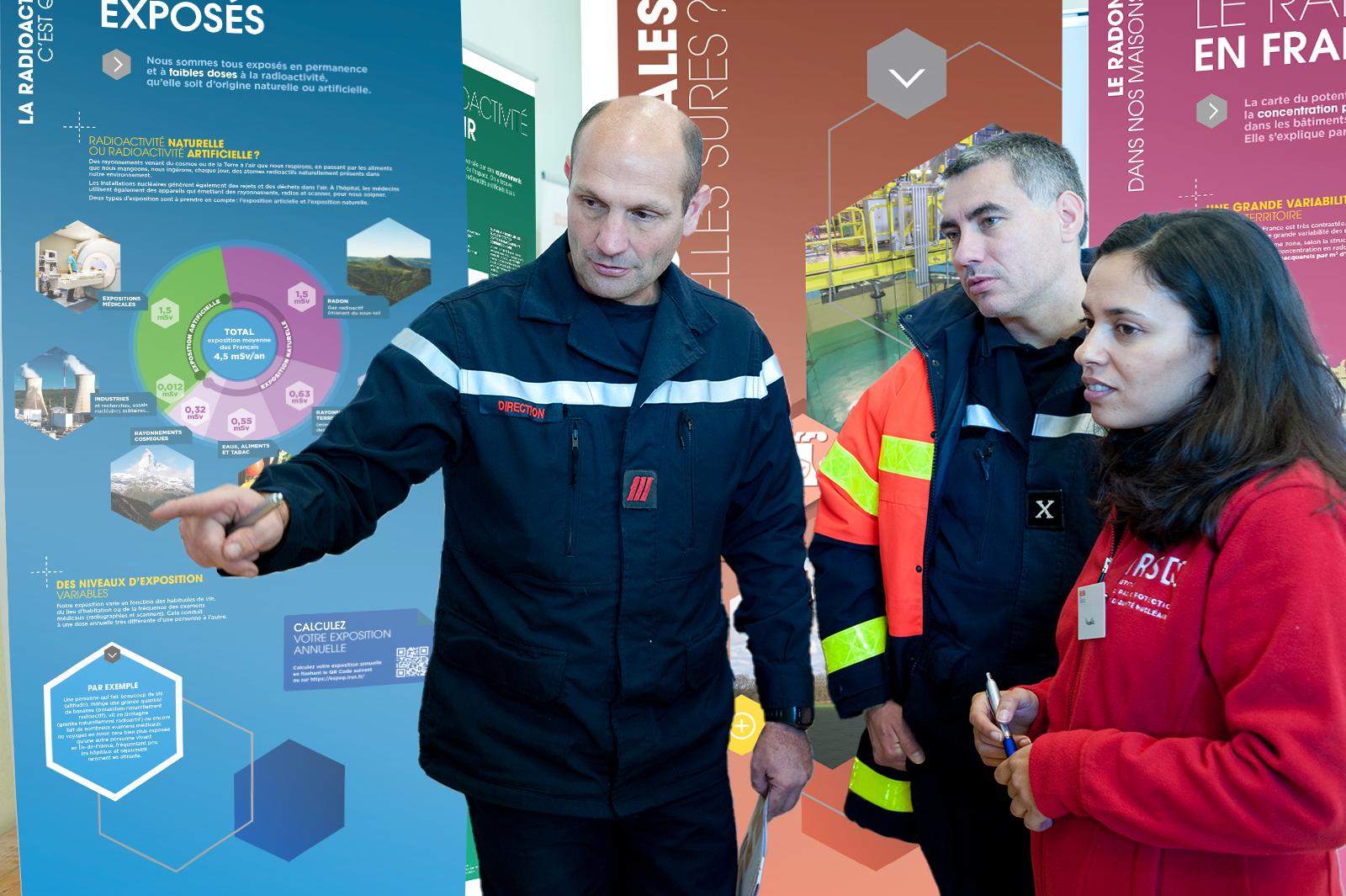 Visite de l'exposition "Les accidents nucléaires"