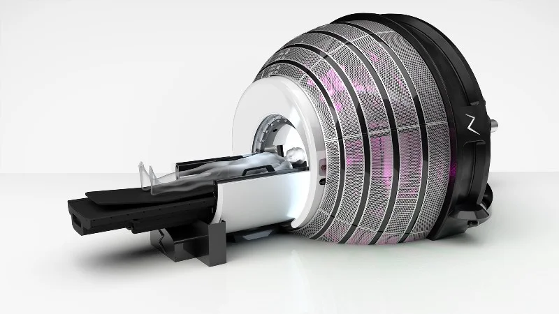 Vue d'artiste de la plateforme ZAP-X® - Crédit: ZAP Surgical Systems