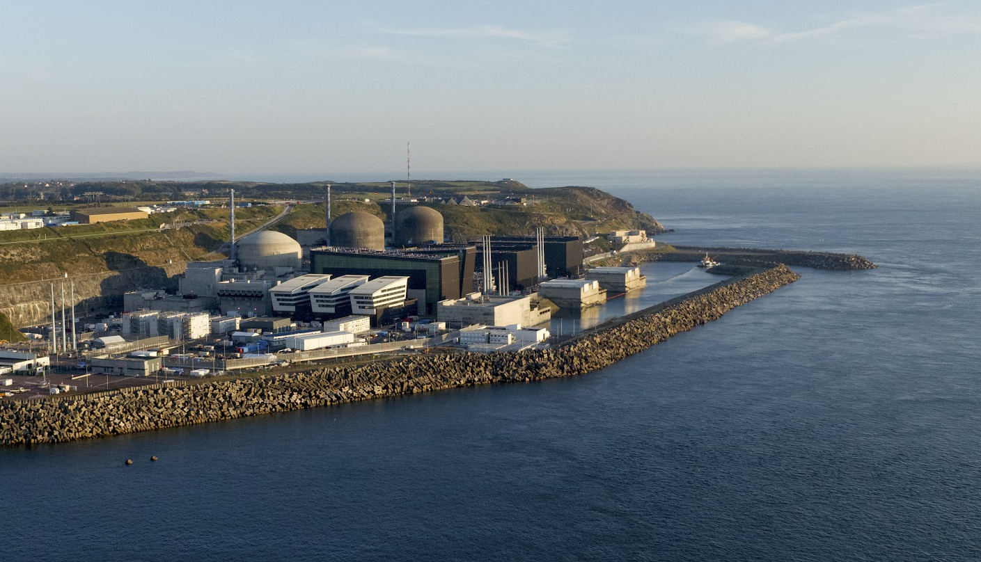 Site de Flamanville avec vue sur le réacteur EPR - © Mickael Clemenceau