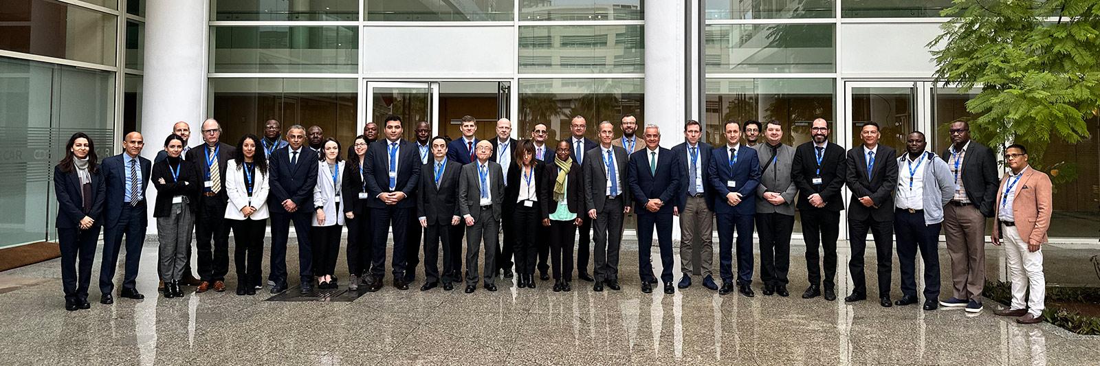 Participants du projet européen de coopération pour renforcer les capacités techniques et réglementaires