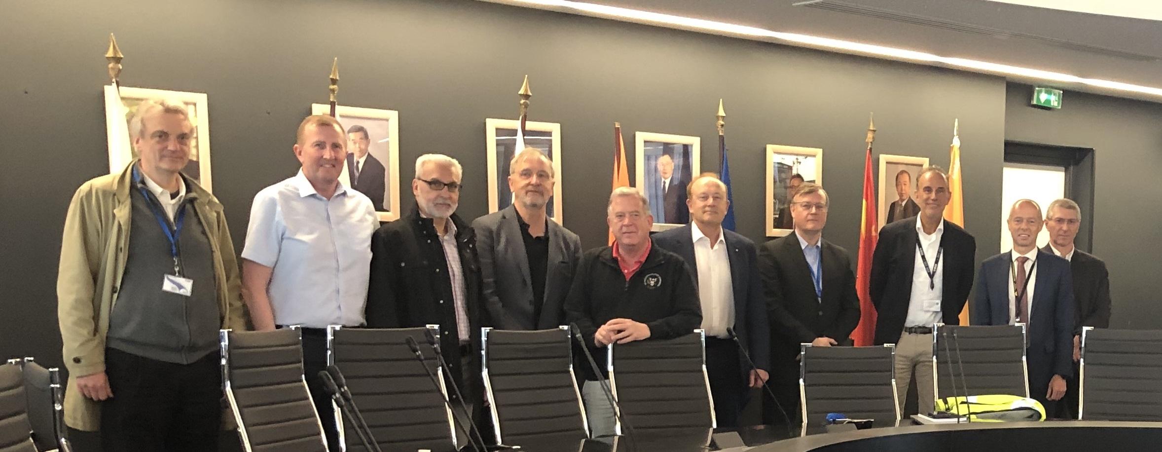Les membres d’INRA visitent ITER