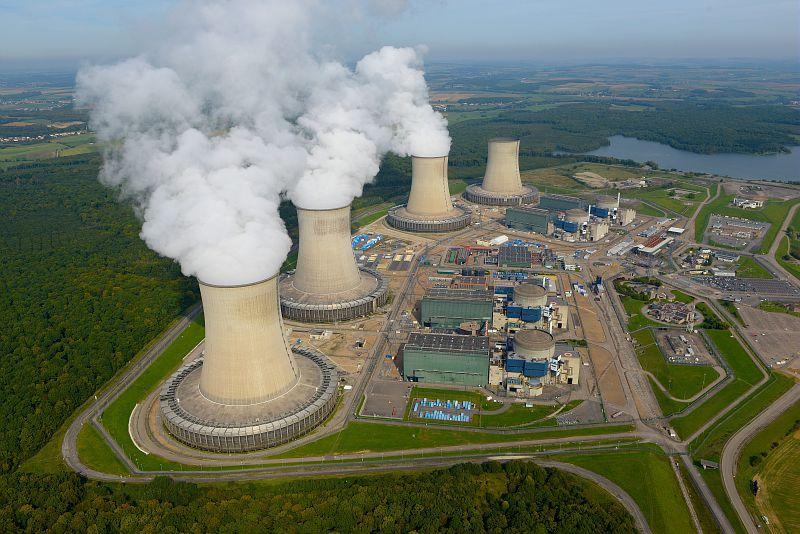 Vue aérienne de la centrale nucléaire de Cattenom © EDF/HappyDay/J.-L. Burnod