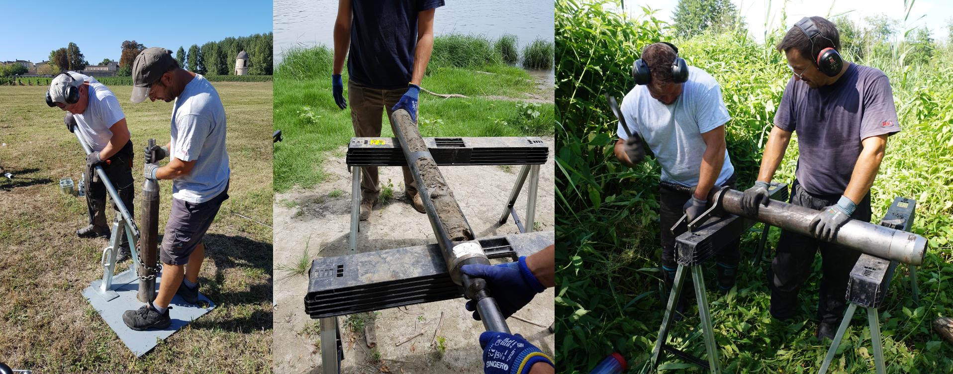 Extraction des archives sédimentaires