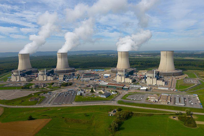 Vue aérienne de la centrale nucléaire de Cattenom - © EDF/HappyDay/J.-L. Burnod