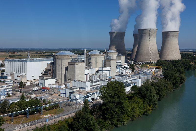 Vue aérienne de la centrale nucléaire du Bugey © EDF/Toma/M. Colin