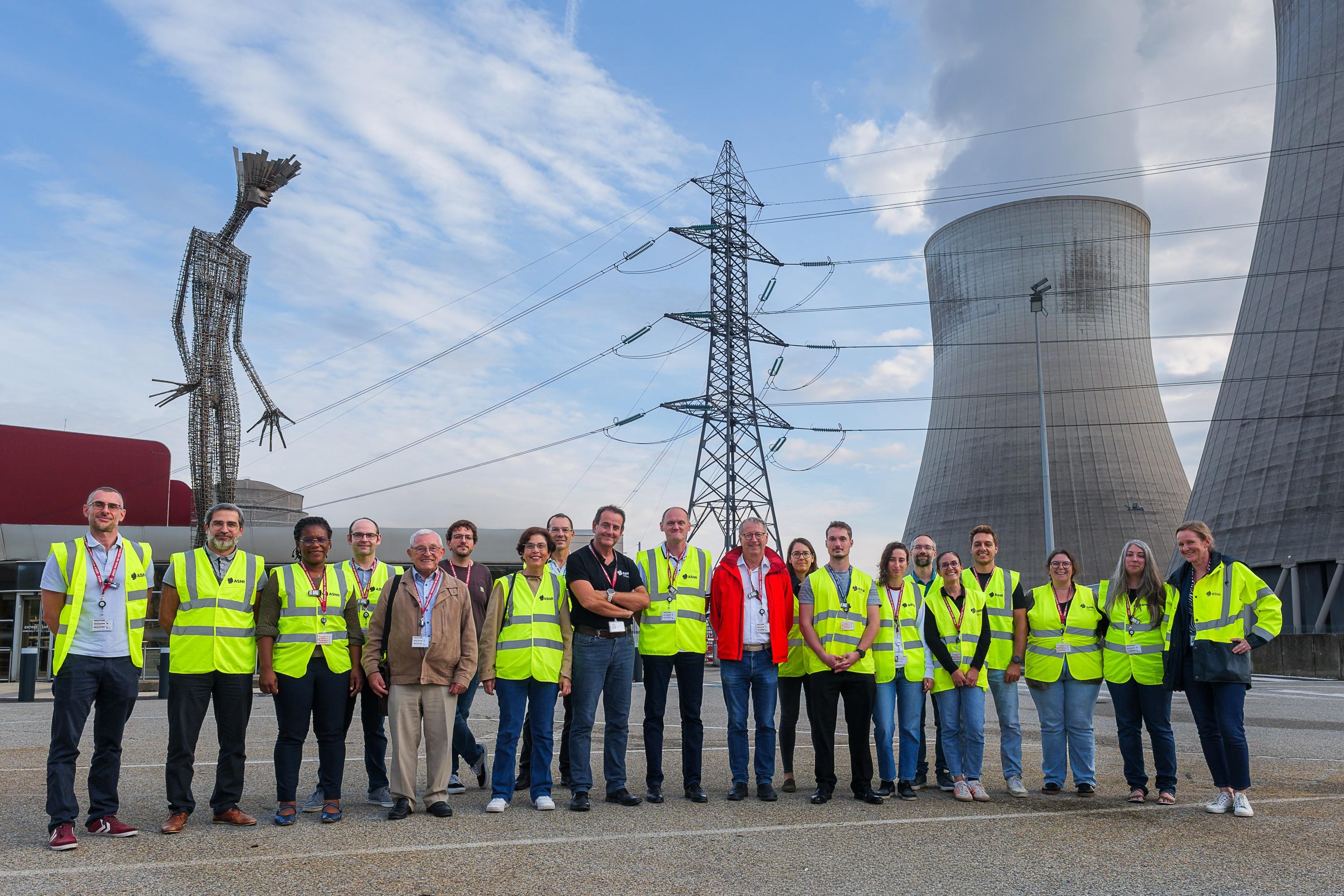 Inspection de revue à la centrale nucléaire de Cruas-Meysse