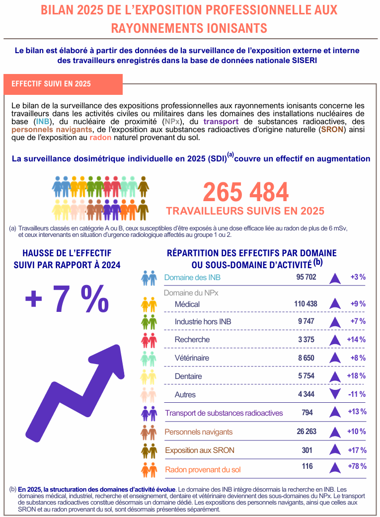 Extrait de l'infographie du rapport travailleurs bilan 2025