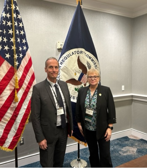 M. Jean-Luc Lachaume, ASNR, et Mme Mirela Gavrilas, Executive Director of Operations, USNRC