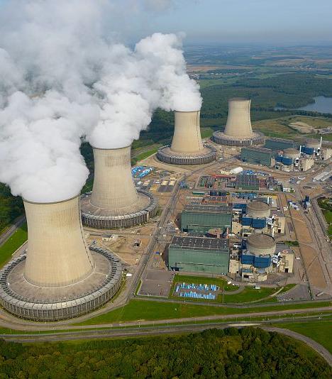 Vue aérienne de la centrale nucléaire de Cattenom © EDF/HappyDay/J.-L. Burnod